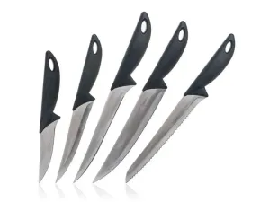 BANQUET Sada nožov CULINARIA, 5 ks, čierna
