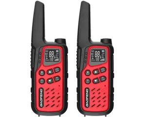BaoFeng vysielačka BF-T25E PMR rádio 2 ks. - červená