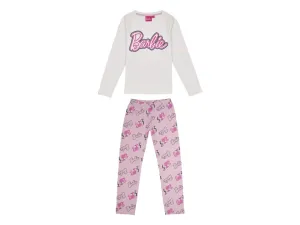 Barbie Dievčenské pyžamo (98/104, biela)