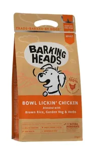 Barking Heads BOWL LICKIN chickeN - 18kg + mikroplyšová zelená deka