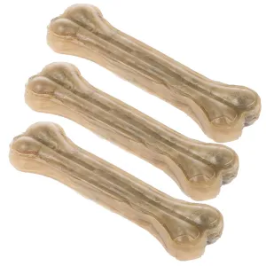 Barkoo lisované kostičky z kože - 3 ks à cca. 21 cm