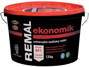 REMAL EKONOMIK - interiérová farba biely 7,5 kg
