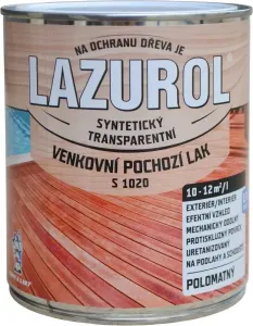 BARVY A LAKY HOSTIVAŘ LAZUROL S1020 - Vonkajší podlahový lak na drevo 0,75 l bezfarebný
