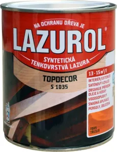 BARVY A LAKY HOSTIVAŘ LAZUROL TOPDECOR S1035 - Tenkovrstvá lazúra na drevo 0,75 l čerešna