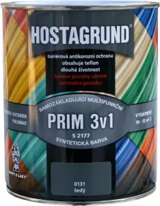 HOSTAGRUND 3v1 PRIM S2177 - Jednovrstvá farba na kov 0,6 l 0570 - zelená