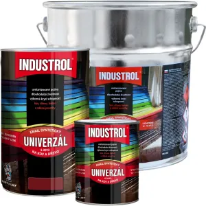 INDUSTROL UNIVERZÁL S2013 - Syntetická farba na kov a drevo 0,75 l 9110 - hliníková