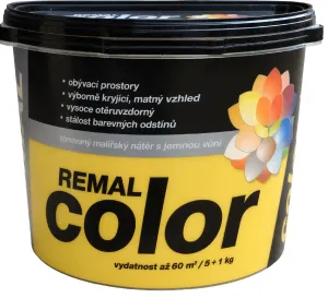 REMAL COLOR - tónovaný maliarsky náter s jemnou vôňou 2,5 kg 0190 - tmavošedá