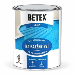BETEX 2V1 NA BAZENY S 2852 - farba na bazény 1 kg 0440 - tmavo modrá