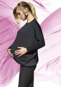 Bas Bleu EMI maternity tunic black in elastic material