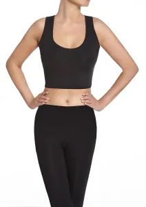 Bas Bleu Crop top TEAMTOP 30 sports black with functional inserts #764866