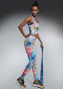 Bas Bleu TESSERA 90 sports leggings with colour print #2751275