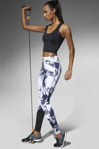 Bas Bleu CALYPSO sports leggings with combined materials and stitching #2337520