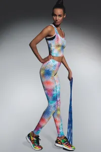 Bas Bleu TESSERA 90 sports leggings with colour print #2337528