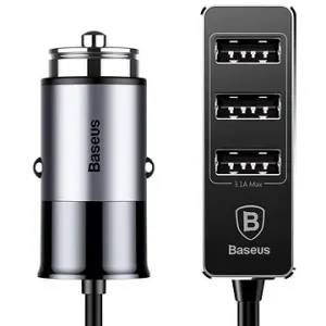 Baseus Enjoy Together 4× USB Patulous Car Charger 5.5 A Dark gray