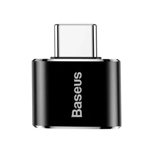 Baseus USB-A samica/USB Type-C samec redukcia 2.4A, čierna