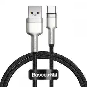 Baseus Cafule kábel USB / USB-C 40W 4A 0.25m, strieborný (CATJK-01)