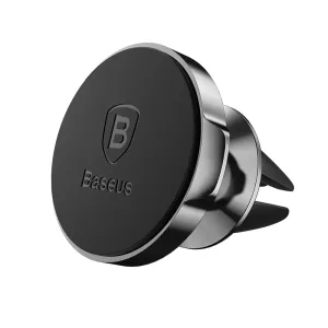 Držiak Baseus Small Ears magnetic car holder for ventilation grid - black (6953156253025)