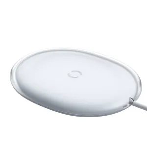 Baseus Jelly Wireless bezdrôtová nabíjačka 15W, biela (WXGD-02)
