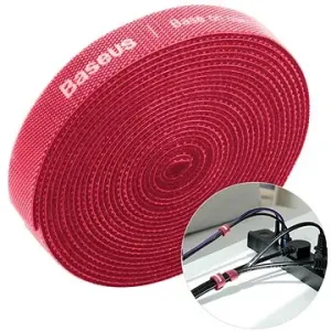 Baseus Rainbow Circle Velcro Straps 3 m Red
