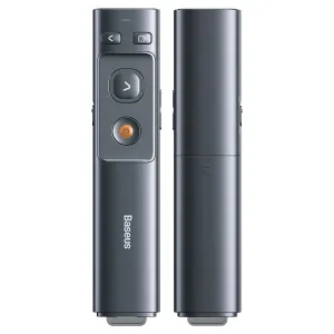 Baseus Orange Dot Multifunctionale remote control for presentation, with a laser pointer - gray #2294103