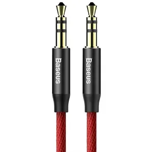 Baseus Yiven Series audio kábel 3, 5mm Jack 1m, červená-čierna