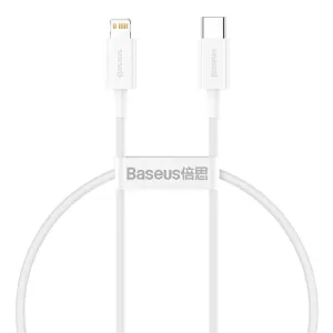 Baseus Superior Cable USB Type C - Lightning Power Delivery 20 W 0,25 m White (CATLYS-02)