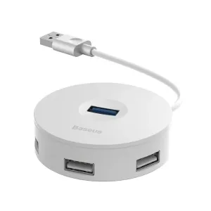Baseus Hub 4in1 USB 3.0 + 3x USB 2.0 15cm White