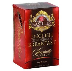 BASILUR Specialty English Breakfast čierny čaj 20 sáčkov