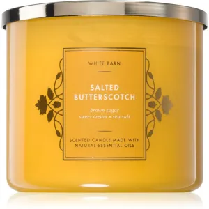 Bath & Body Works Salted Butterscotch vonná sviečka 411 g