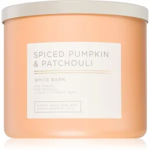 Bath & Body Works Spiced Pumpkin & Patchouli vonná sviečka I. 411 g
