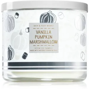 Bath & Body Works Vanilla Pumpkin Marshmallow vonná sviečka s esenciálnymi olejmi 411 g