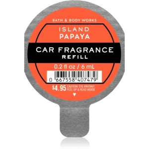 Bath & Body Works Island Papaya vôňa do auta náhradná náplň 6 ml
