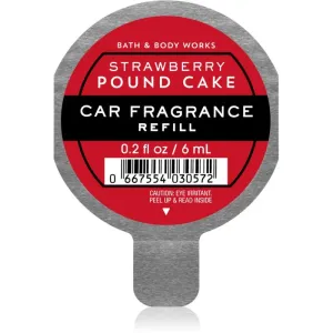 Bath & Body Works Strawberry Pound Cake vôňa do auta náhradná náplň 6 ml #926843