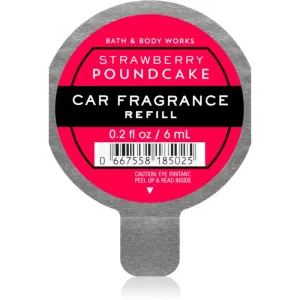 Bath & Body Works Strawberry Pound Cake vôňa do auta náhradná náplň 6 ml #9027268