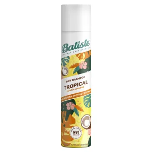 Batiste Suchý šampón na vlasy s vôňou tropického ovocia (Dry Shampoo Tropical With A Coconut & Exotic Fragrance) 200 ml