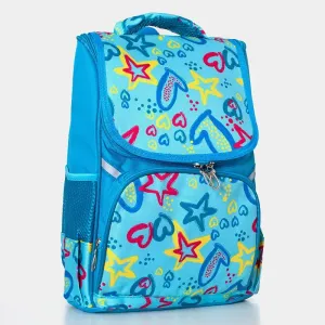 Modrý dievčenský batoh so vzormi - Príslušenstvo
