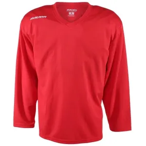 Bauer 200 JERSEY YTH Detský hokejový tréningový dres, červená, veľkosť