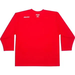 Bauer FLEX PRACTICE JERSEY YTH Detský hokejový dres, červená, veľkosť #421454