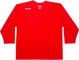 Bauer FLEX PRACTICE JERSEY SR Hokejový dres, červená, veľkosť #372043