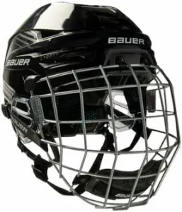 Bauer RE-AKT 85 Helmet Combo SR Čierna S Hokejová prilba