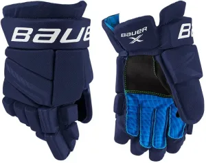 Bauer X GLOVE JR Detské hokejové rukavice, tmavo modrá, veľkosť 11