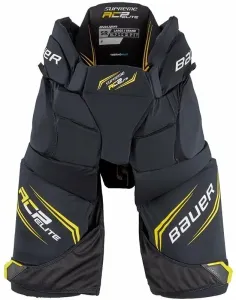 Bauer Hokejové nohavice S21 Supreme ACP Elite JR Black/White/Yellow L
