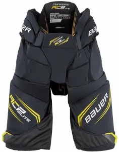 Bauer Hokejové nohavice S21 Supreme ACP Elite SR Black/White/Yellow M