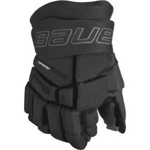 Bauer SUPREME M3 GLOVE-INT Juniorské hokejové rukavice, čierna, veľkosť #9224013