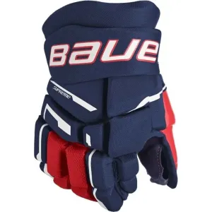 Bauer SUPREME M3 GLOVE-INT Juniorské hokejové rukavice, tmavo modrá, veľkosť #9342023
