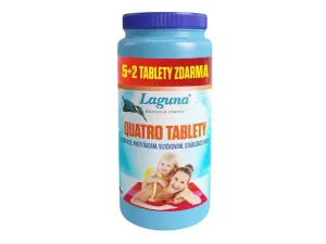 Multifunkčné tablety na chlórovú dezinfekciu bazénovej vody LAGUNA 4v1 Quatro 1,4kg
