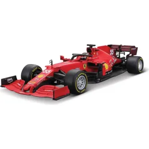 BBURAGO - 1:18 Ferrari Racing - SF21 - #55 Carlos Sainz
