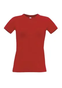 B&C Dámske tričko B&C - červené L