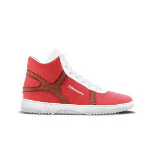 Barefoot tenisky Barebarics Hifly - Red & White #1072528