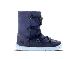 Detské zimné barefoot topánky Be Lenka Snowfox Kids 2.0 - Dark & Light Blue #1072999